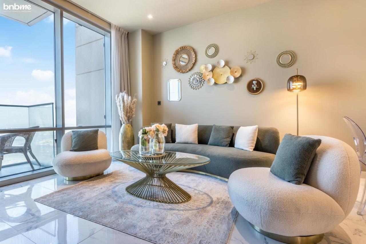 Bnbmehomes - Luxury 2B Apt - Al Habtoor - Amna Tower - 5044 Dubai Exterior foto