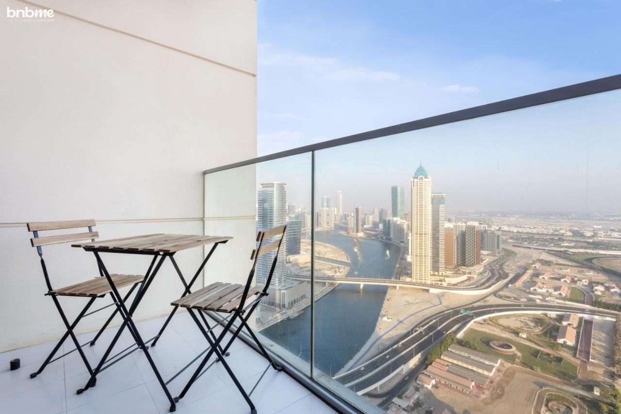 Bnbmehomes - Luxury 2B Apt - Al Habtoor - Amna Tower - 5044 Dubai Exterior foto